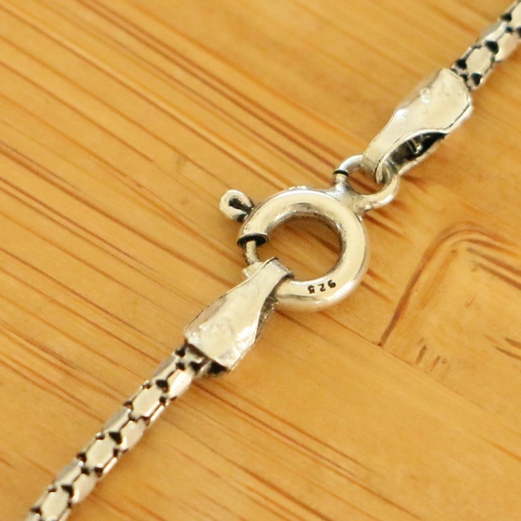 925 Sterling Silver COBRA Men's Necklace - Picture 7 of 7